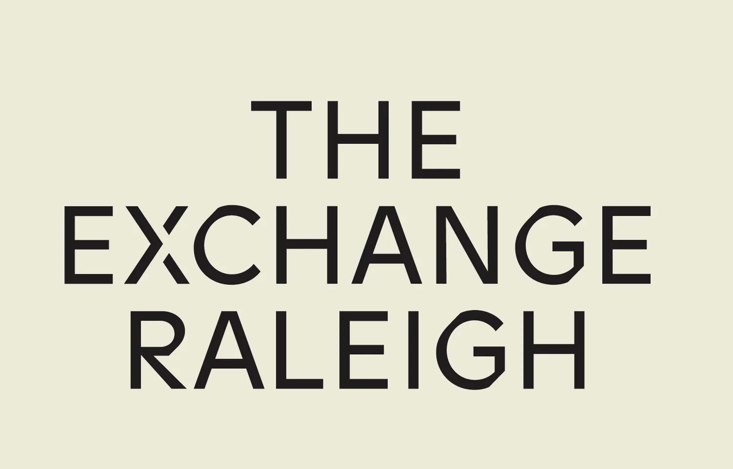 The Exchange Raleigh wordmark