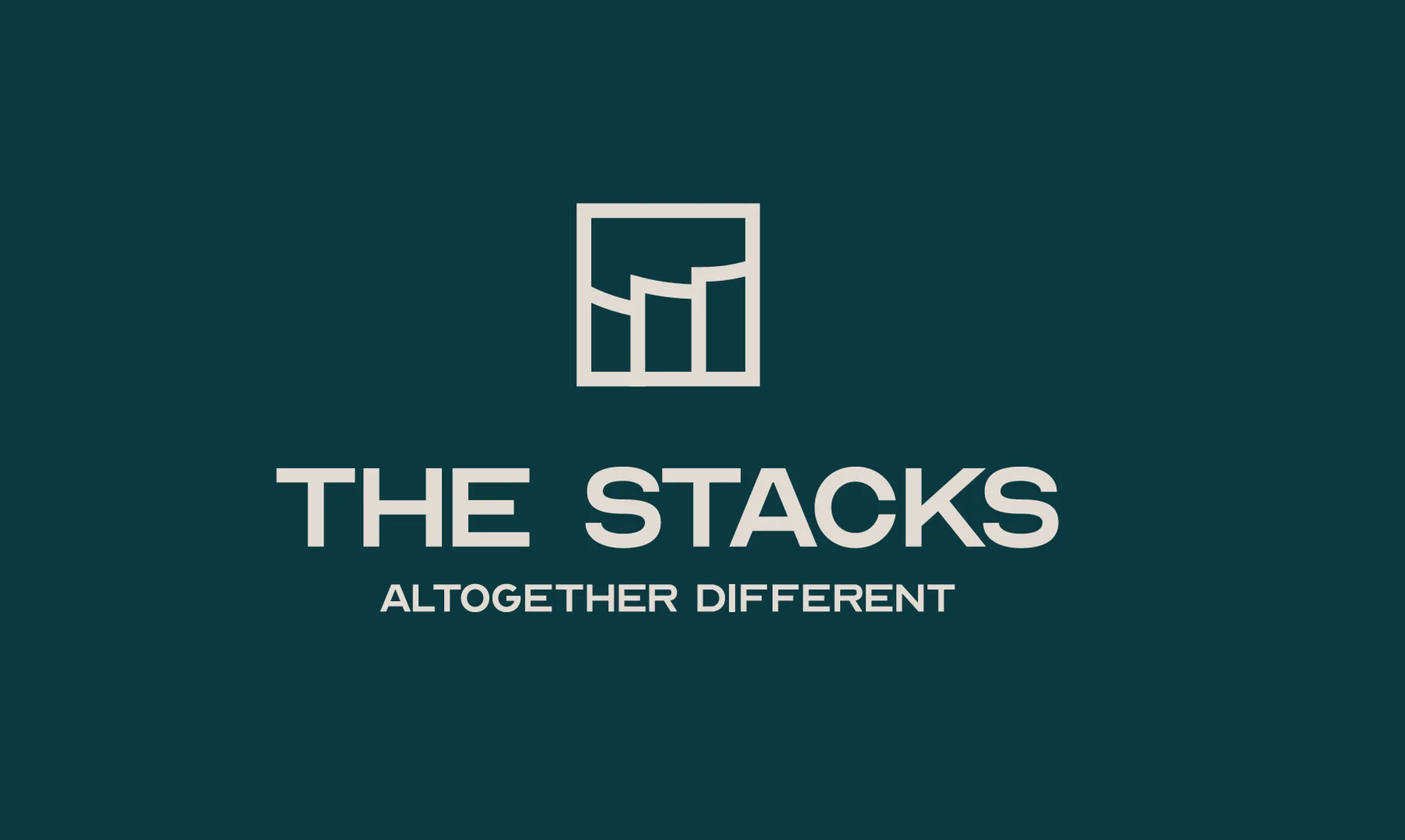 The Stacks logo: window-grid mark over the wordmark and Altogether Different
